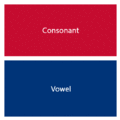 Consonant + vowel (vertical): very common